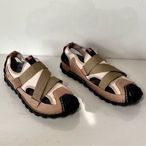 Dacomfy Mens Closed Toe Leather Sandals